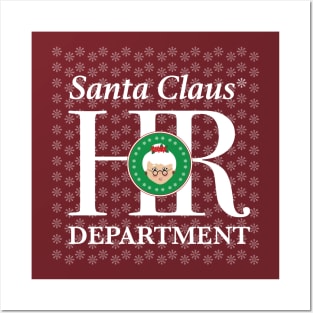 Santa Claus' Human Resources Posters and Art